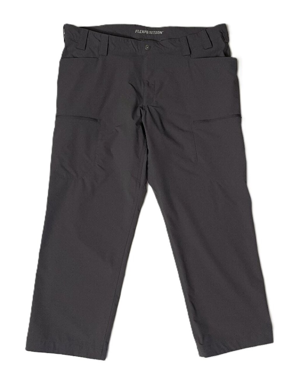 Duluth Trading Co Flexpedition Cargo Pants Mens 42x30 Relaxed Stretch 75291 Coal